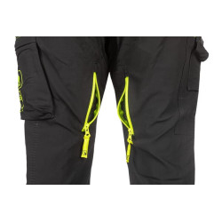 Grandininio pjūklo kelnės 44-48"/L32", gero matomumo, juodos, SIP 1XRPA2PT33XL