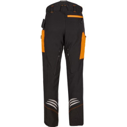 Grandininio pjūklo kelnės, M, juodos/oranžinės, Ninja 1SPO718RM