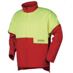 Miškininko striukė, raudonai geltona, M dydis, JK: 36-38/EU: 50, „Flex“, KWF by SIP 1XSKM