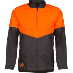 Miškininko striukė, oranžinės-pilkos spalvos, 2XL dydis, „BasePro by SIP 1RJ12XL“