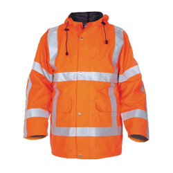 Parka striukė, oranžinė, 2XL dydis, JK: 44/EU: 58-60, „Simply No Sweat“, „Uithoorn by Hydrowear“, 072360FO2XL