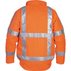 Pilotinė striukė, oranžinė, M dydis, JK: 36-38/EU: 50, „Tenderline“, „Helios by Hydrowear“ 052010M