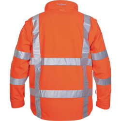 Softshell striukė, oranžinė, XL dydis, UK:42/EU:56, Thermoline, Toulon, Hydrowear 04025980FOXL