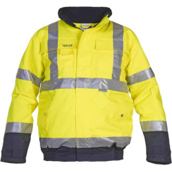 Pilotinė striukė, didelio matomumo, geltonai mėlyna, L dydis, UK:40/EU:52-54, Tenderline, Helios by Hydrowear 052005L