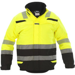 Pilotinė striukė, didelio matomumo, geltonai juoda, 4XL dydis, UK:48/EU:64-66, RS Line, Umag, Hydrowear, 072396YB4XL