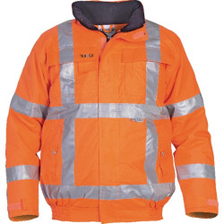 Pilotinė striukė, oranžinė, 2XL dydis, UK:44/EU:58-60, „Tenderline“, „Helios by Hydrowear“ 0520102XL