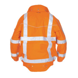 Pilotinė striukė, oranžinė, L dydis, JK: 40/EU: 52-54, „Simply No Sweat“, „Foxhol by Hydrowear“, 04021601PFOL