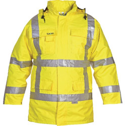 Parka striukė, gerai matoma, geltona, 2XL dydis, UK:44/EU:58-60, Tenderline, Apollo by Hydrowear 0510152XL