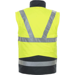 Parka striukė, gerai matoma, geltonai mėlyna, dydis 3XL, UK:46/EU:62, Tenderline, Pluto, Hydrowear, 052030I3XL