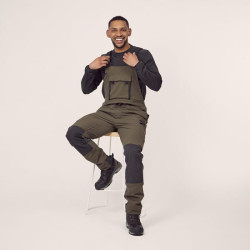 Kombinezonas, 5XL dydis, alyvuogių spalvos, tempiasi keturiomis kryptimis, gamintojas Kramp KW203445002134