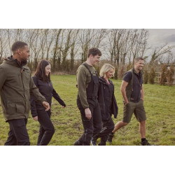 Kombinezonas, 5XL dydis, juodas, 4 kryptimis tempiamas, gamintojas Kramp KW203445001134