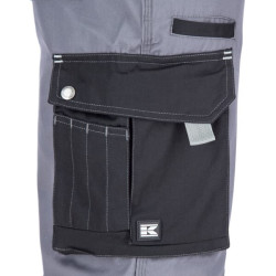 Kombinezonas, 5XL dydis, pilkas/juodas, Kramp Original KW103024090134