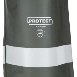 Neperšlampami kombinezonai nuo lietaus, 4XL dydis, žali, Kramp Protect KW3182225066