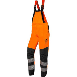 Grandininio pjūklo kombinezonas, gerai matomas oranžinis 1RH1, 4XL 1RH1OB4XL