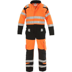 Kombinezonai, 3XL dydis, gero matomumo, oranžinės/juodos spalvos, madinga gerai matoma linija, gamintojas „Hydrowear“ 048471OB62