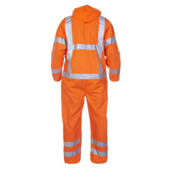 Vandeniui atsparus kombinezonas, 3XL dydis, oranžinis, „Hydrowear“ 018901FO3XL