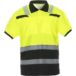 Polo marškinėliai, XL/44 dydis, trumpomis rankovėmis, geltoni/juodi, „Hydrowear“ 040445YBXL