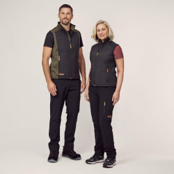 Hibridinė/flisinė liemenė moterims, tamsiai pilka S KW5011501911048