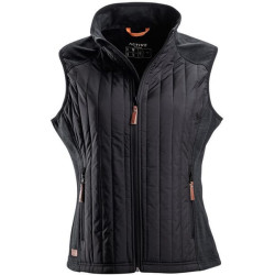 Hibridinė/flisinė moteriška liemenė, tamsiai pilka, XL KW5011501911056