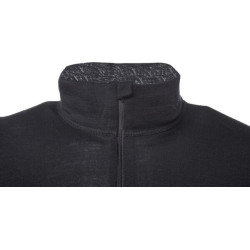 Vilnoniai marškiniai su užtrauktuku 1/4 colio aukštu kaklu, S dydžio, merino vilna KW505102101048