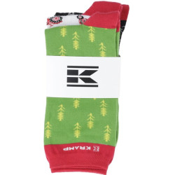Linksmos kojinės JK: 6-8 (39-42), 3 poros KW1290006042