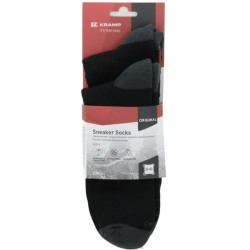 Sportinės kojinės, aukštos, JK: 6-8 (39-43), juodos, 2 poros KW12900040343