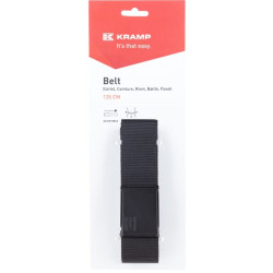 Diržas Kramp 135 cm, juodas KW209930001135