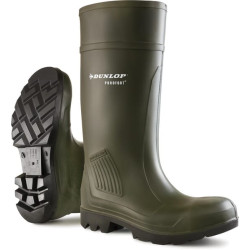 Žali aulinukai, 13 dydis, O4 klasė, Wellingtons Purofort® Professional Dunlop D46093348