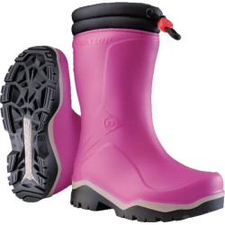 Vaikiški aulinukai rožiniai / juodi, 12 dydžio, Wellingtons Blizzard Dunlop K37406131