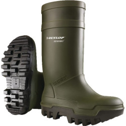 Apsauginiai batai žali, S5 klasės, 9 dydžio. Wellingtons Purofort® Thermo+ Dunlop C66293343