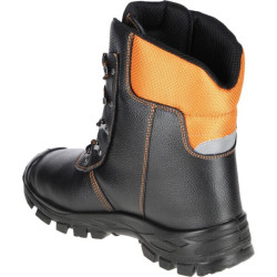 Grandininių pjūklų batai, 46 dydis / JK 11, juodi / oranžiniai, „Eco Hunter basic“, „Lupriflex 361646“