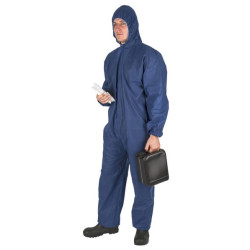 Vienkartiniai kombinezonai XXXL, mėlyni, 55gr 3482KER