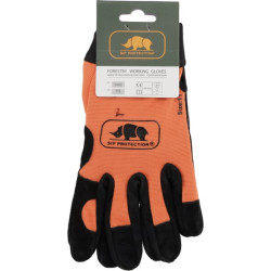 Pirštinės, 11 dydis, 2XA2, oranžinės/juodos 2XA257011