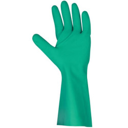 Darbinės pirštinės žalios, 33 cm ilgio, 11/2XL dydis, „Chemex Chemical by Keron“ HS297649