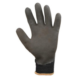 Darbinės pirštinės pilkai juodos, poliesterio, 8/M dydis, „PowerGrab® Thermo W“, „Keron HS297582“