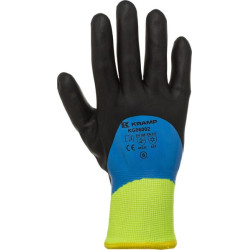 Darbinės pirštinės, juodos, poliesterio / akrilo, 26 cm ilgio, 10/XL dydžio, „Protect by Kramp“ KG0600210