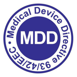 Vienkartinės mėlynos nitrilo gumos pirštinės, 24 cm ilgio, 7/S dydis, „Comfort by Semperguard“ 3000004106