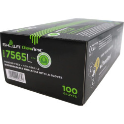 Vienkartinės nitrilo pirštinės 7565 EBT XL 100 vnt. HS75610