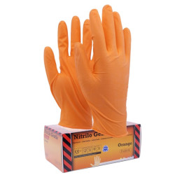 Švelniai suimamos oranžinės XL spalvos 100 vnt. RX84ORGDPXL