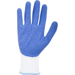 Darbinės pirštinės, baltos, poliesterio, 9/L dydis, „Protect by Kramp“ KG0700309