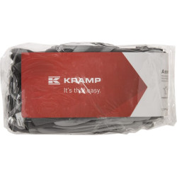 Pirštinės pilkos, nailono/poliesterio, 9/L dydis, „Protect by Kramp“ KG0100209P120