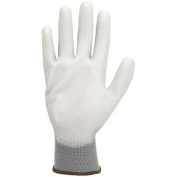 Pirštinės pilkos, nailono/poliesterio, 9/L dydis, „Protect by Kramp“ KG0100209P012