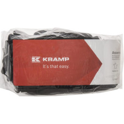 Darbinės pirštinės, 10/XL dydžio, juodos, 12 vnt. pakuotėje, nailonas/poliesteris. „Protect by Kramp“ KG0100110P012.
