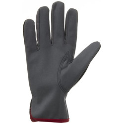 Darbinės pirštinės juodos-pilkos, mikropluošto/poliesterio, 7/S dydis, „Protect by Kramp“ KG0101607