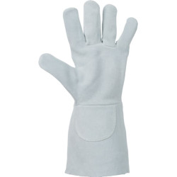 Darbo pirštinės pilkos, odinės, 10/XL dydžio, „Protect by Kramp“ KG0800210