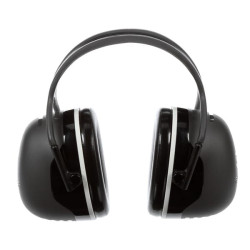 Ausų apsaugos X5A su galvos juosta, juodos spalvos PEX5A