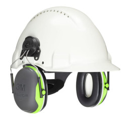 Ausų apsaugos X4P3E šalmo tvirtinimas žalias PEX4P3E