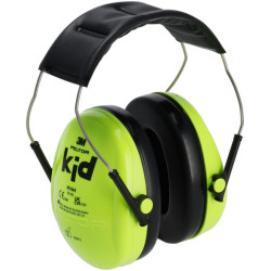 Vaikiškos ausinės 27dB neoninės žalios H510AKG