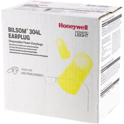 Ausų kamštukai, Bilsom 304L (su virvele) 100 vnt., maišelis, 1 pora, 1000106