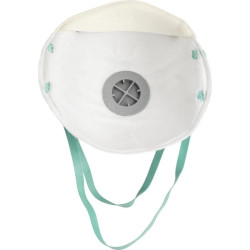 BLS 129BW FFP2 R D veido kaukė su vožtuvu, 15 vnt. BLS8006184P015